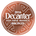 Bronze Decanter Asia Wine Award 2016 - Tilaria 2012